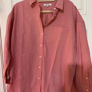 Madewell Oversized Poplin Buttondown - NWT